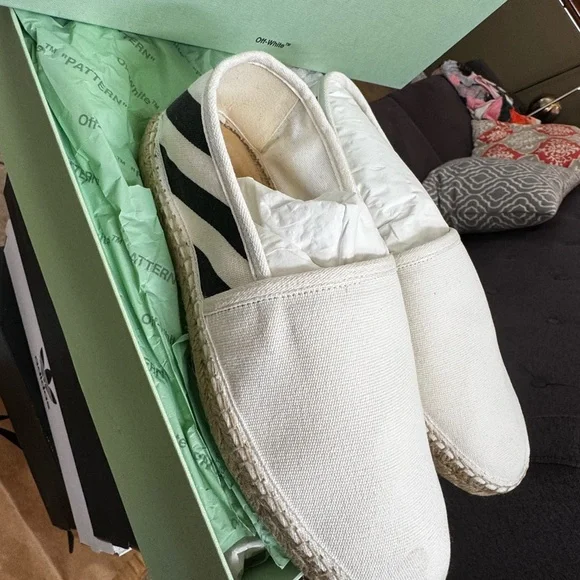 Off-White Black and White Espadrilles - Picture 4 of 6